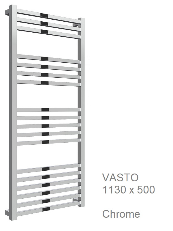 Vasto Towel Rail Chrome 755 x 500